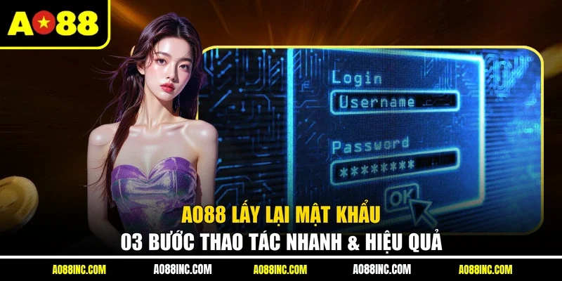 AO88 Lấy Lại Mật Khẩu - 03 Bước Thao Tác Nhanh & Hiệu Quả