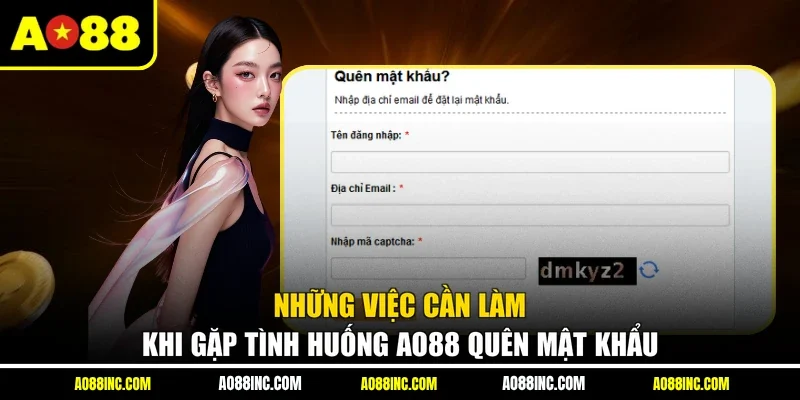 Những việc cần làm khi gặp tình huống AO88 quên mật khẩu